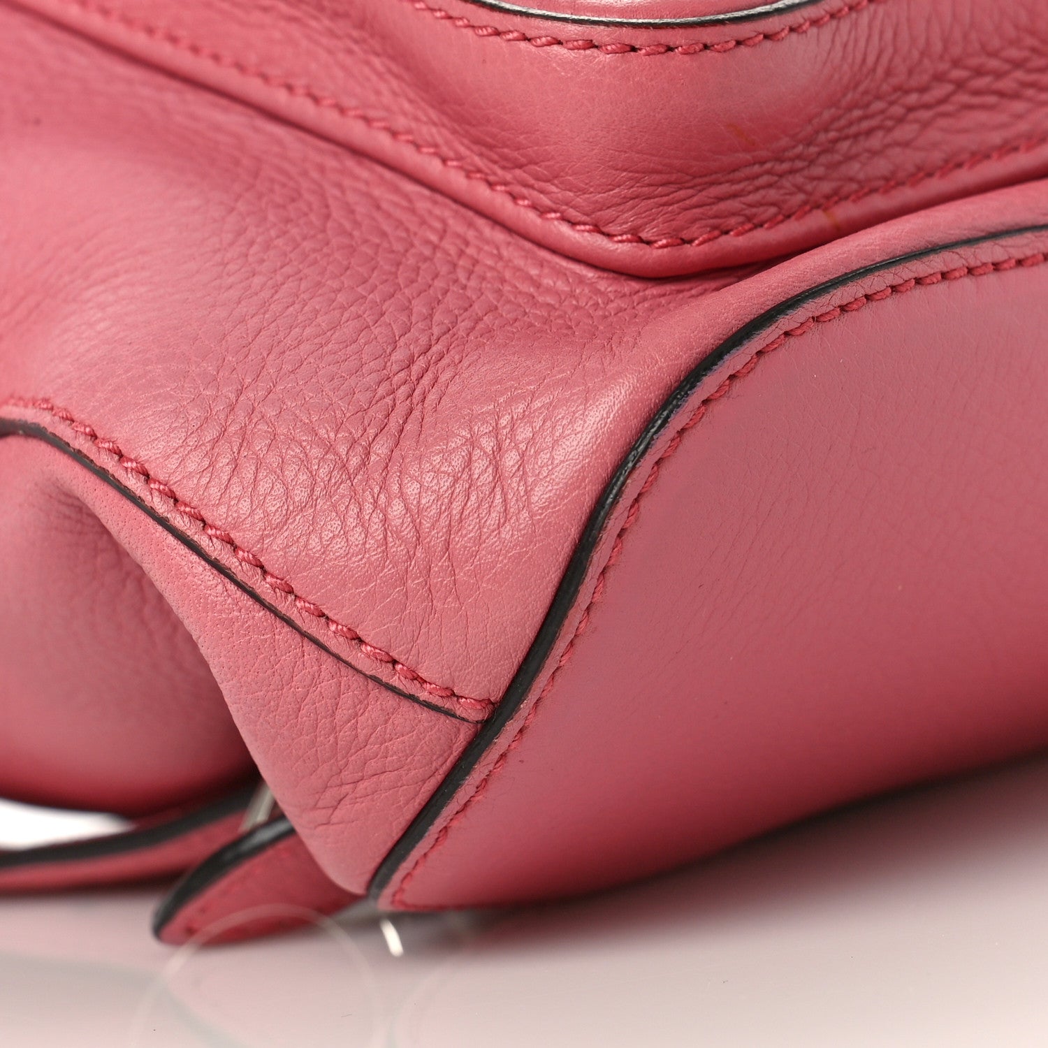 Gucci Cellarius Calfskin Medium Bamboo Backpack Glossy Pink 7 of 10