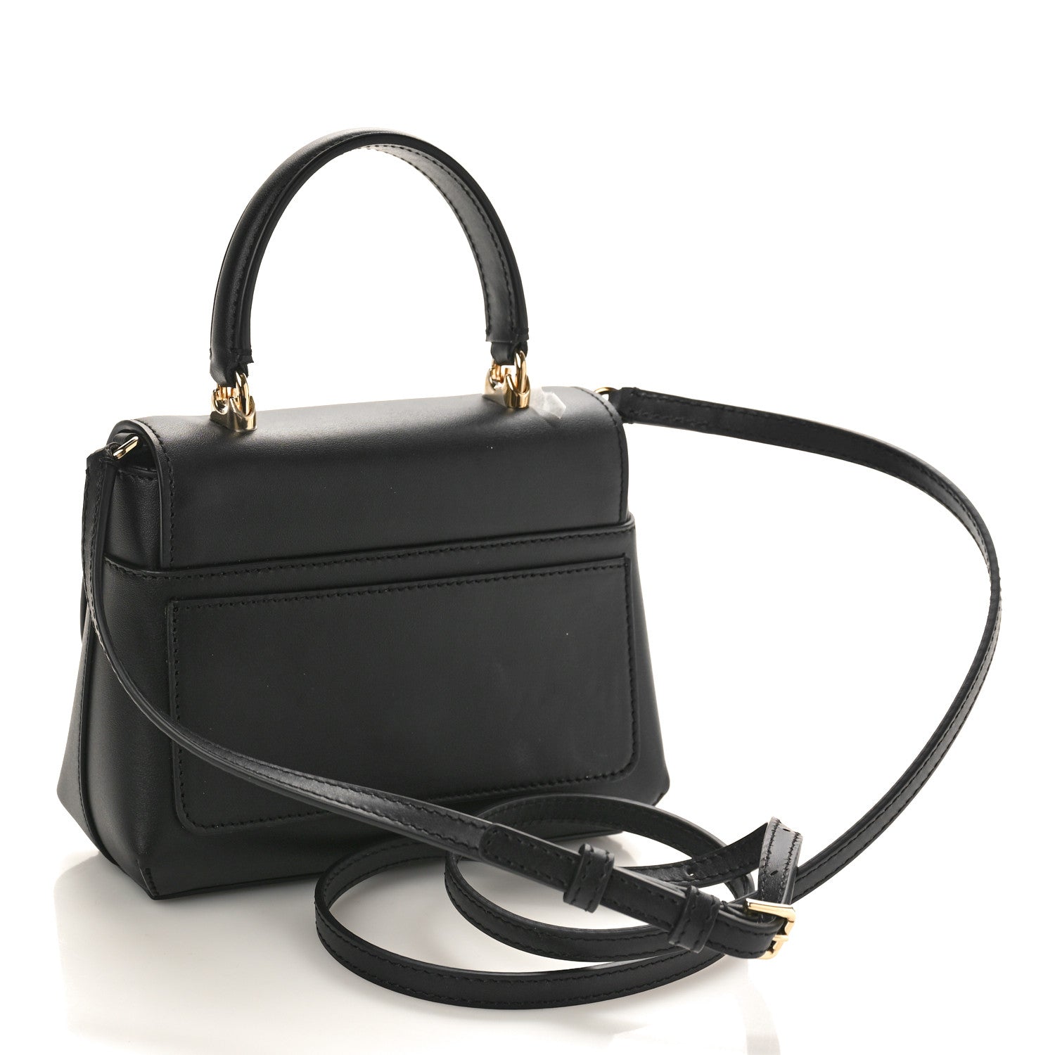 Dolce & Gabbana Calfskin DG Logo Top Handle Tote Black 3 of 8