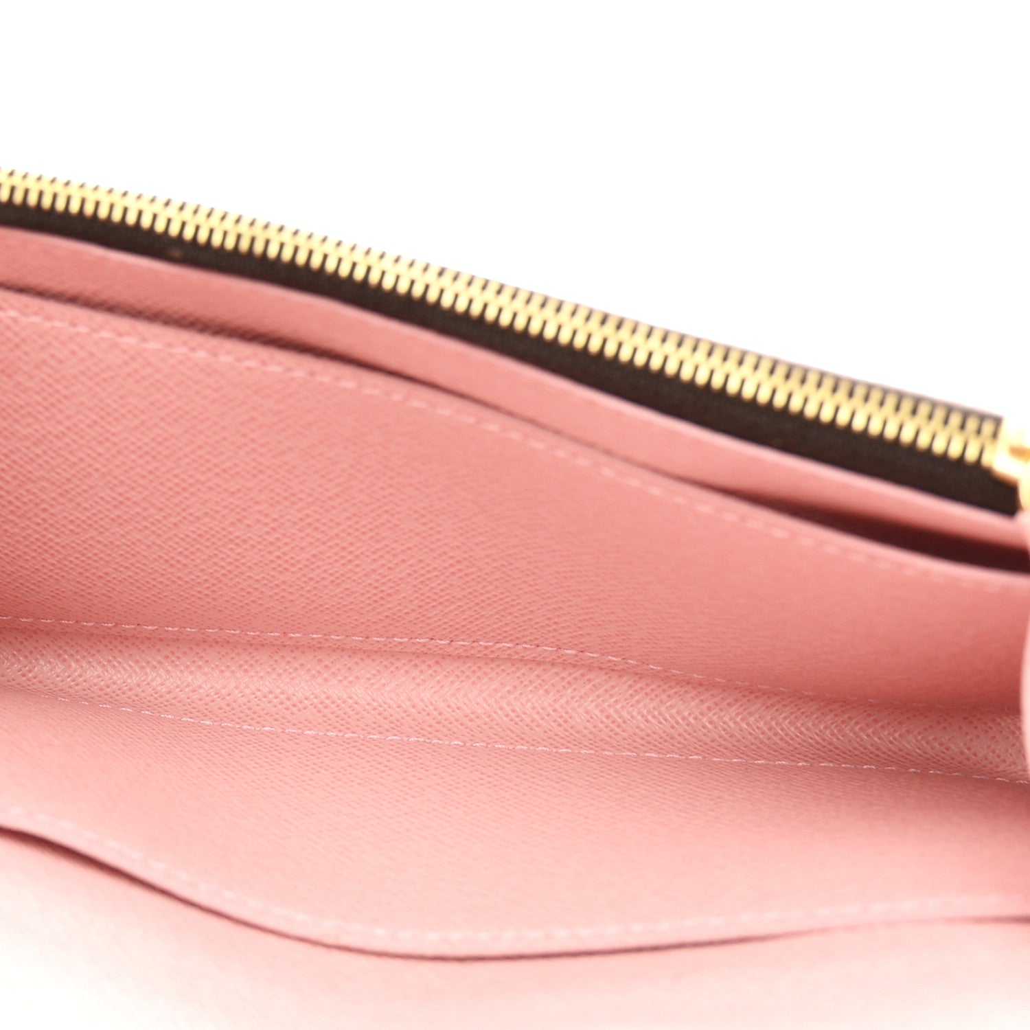Louis Vuitton Damier Ebene Caissa Wallet Rose Ballerine 5 of 7
