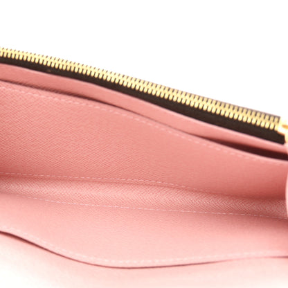 Louis Vuitton Damier Ebene Caissa Wallet Rose Ballerine 5 of 7