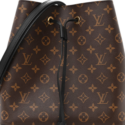Louis Vuitton Monogram Neonoe MM Black 7 of 12