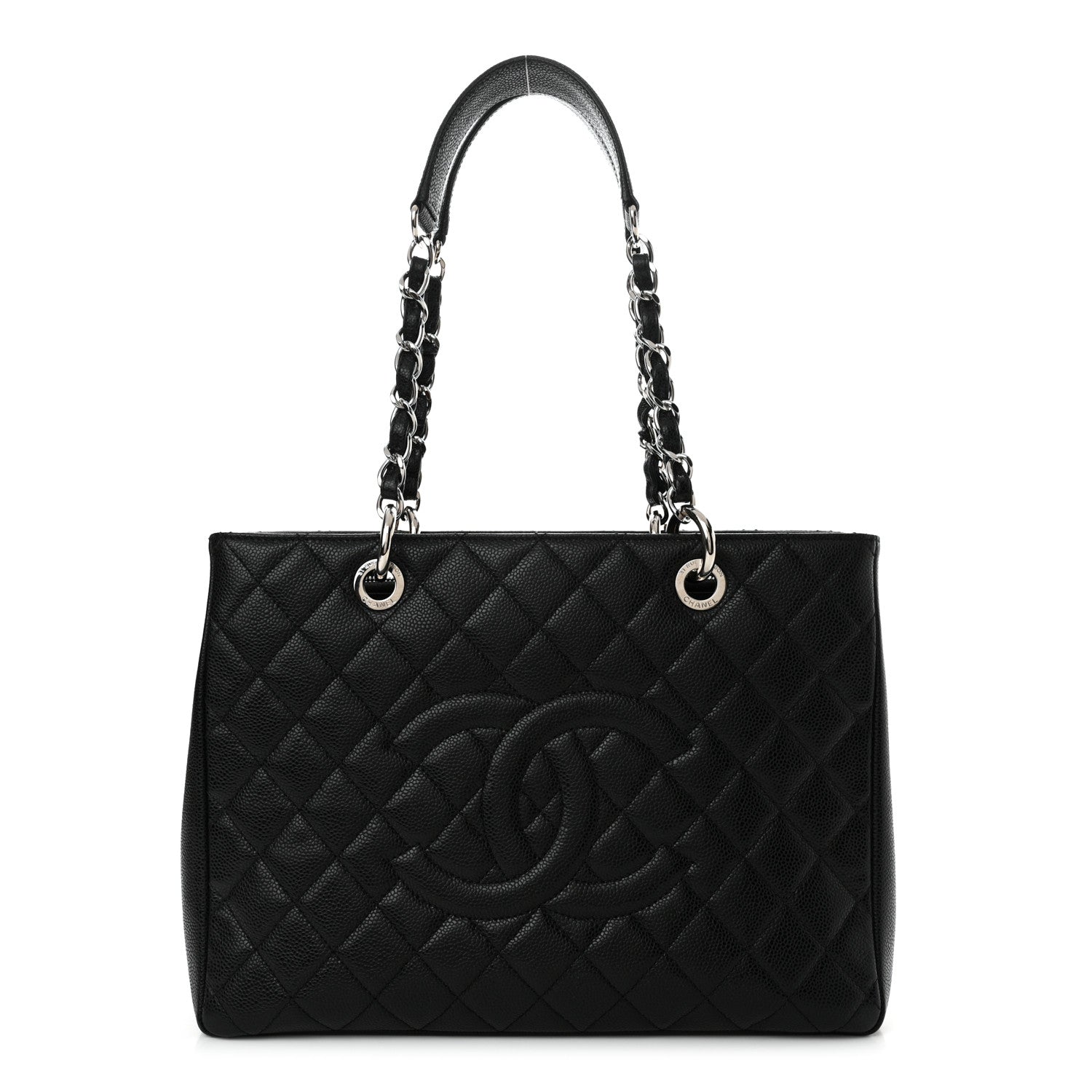 Chanel Caviar Quilted Grand Shopping Tote GST Black 1 of 11