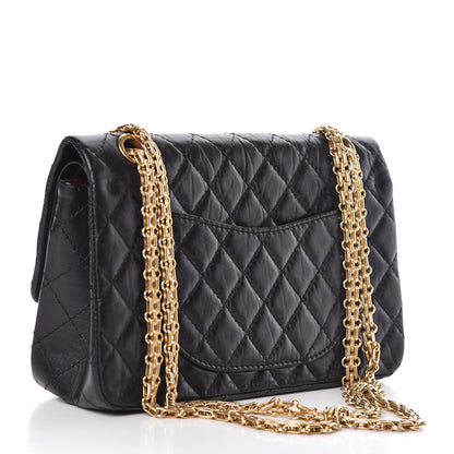 Chanel Aged Calfskin Quilted 2.55 Reissue 225 Flap Black 3 of 10
