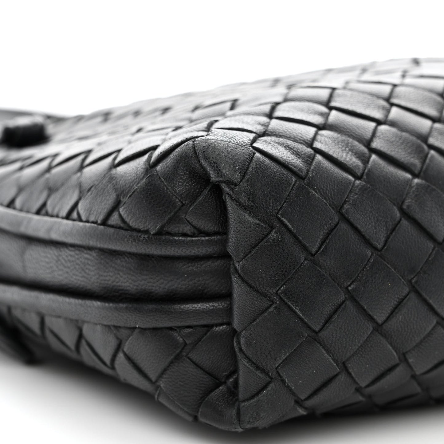 Nappa Intrecciato Nodini Bag Black