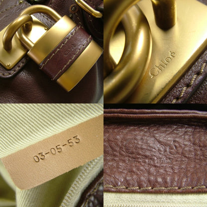 Chloe Leather Paddington Chocolat 10 of 12
