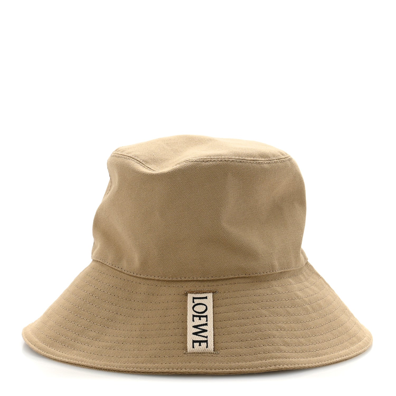Loewe Canvas Fisherman Bucket Hat 57 Sand 1731755 – FASHIONPHILE