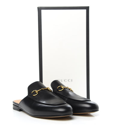 Gucci Calfskin Womens Princetown Slippers 39 Black 9 of 10