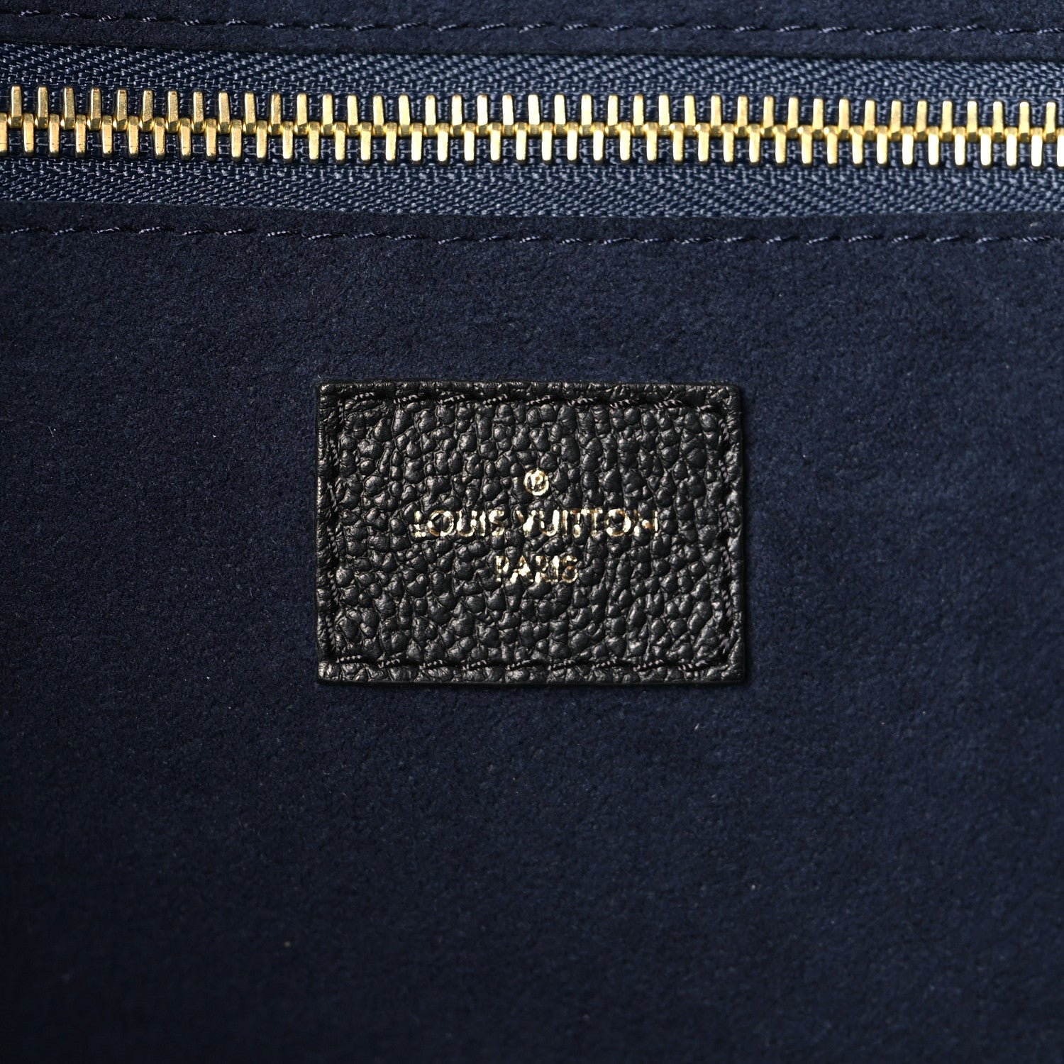 Louis Vuitton Empreinte Monogram Giant Neverfull MM Black 6 of 8