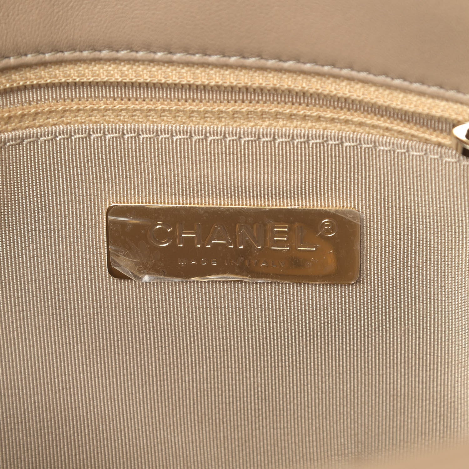 Chanel Lambskin Quilted Medium Chanel 19 Flap Dark Beige 7 of 8