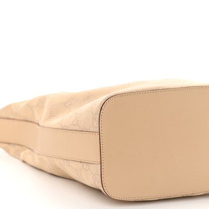 Gucci Monogram Medium Hobo Beige 8 of 10