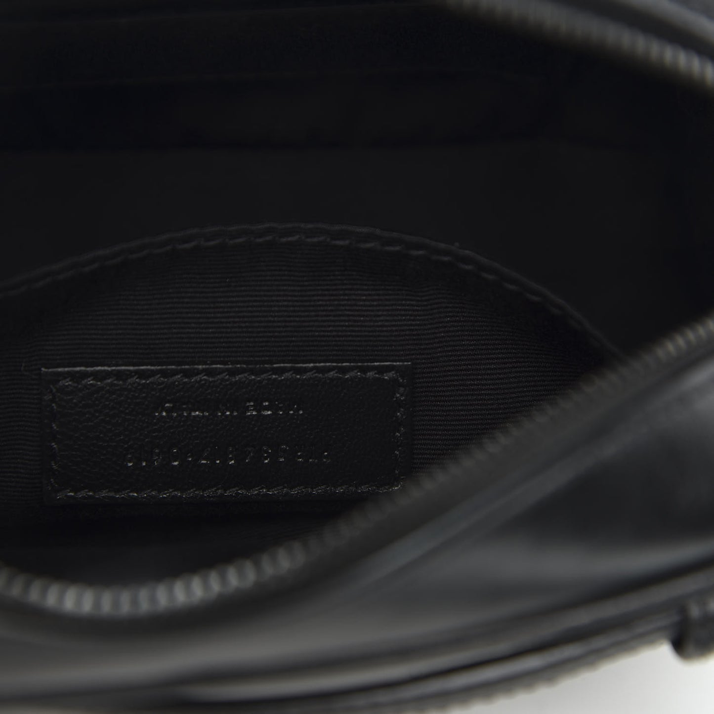 Calfskin Matelasse Monogram Lou Belt Bag Black