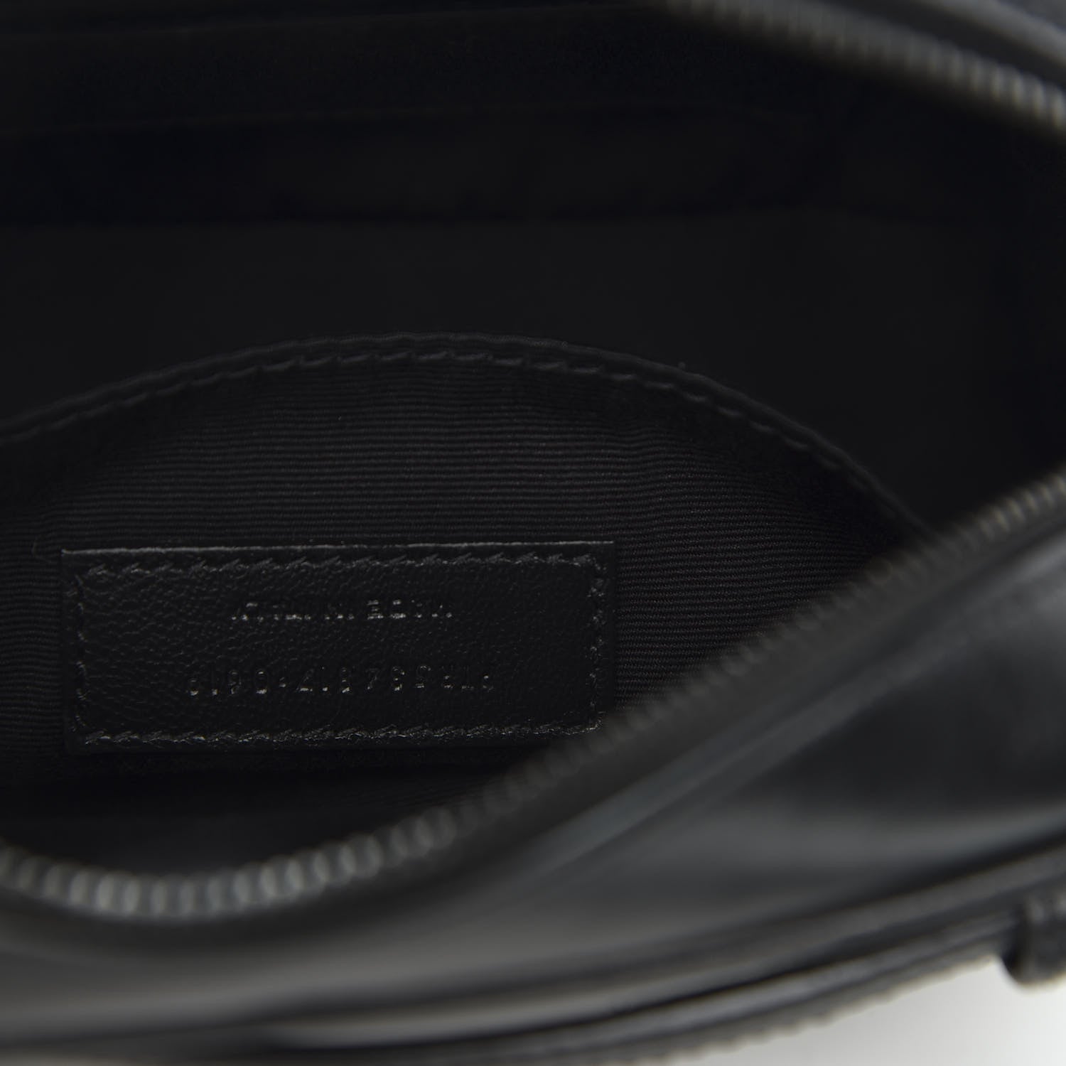 Saint Laurent Calfskin Matelasse Monogram Lou Belt Bag Black 8 of 9