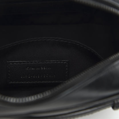 Saint Laurent Calfskin Matelasse Monogram Lou Belt Bag Black 8 of 9