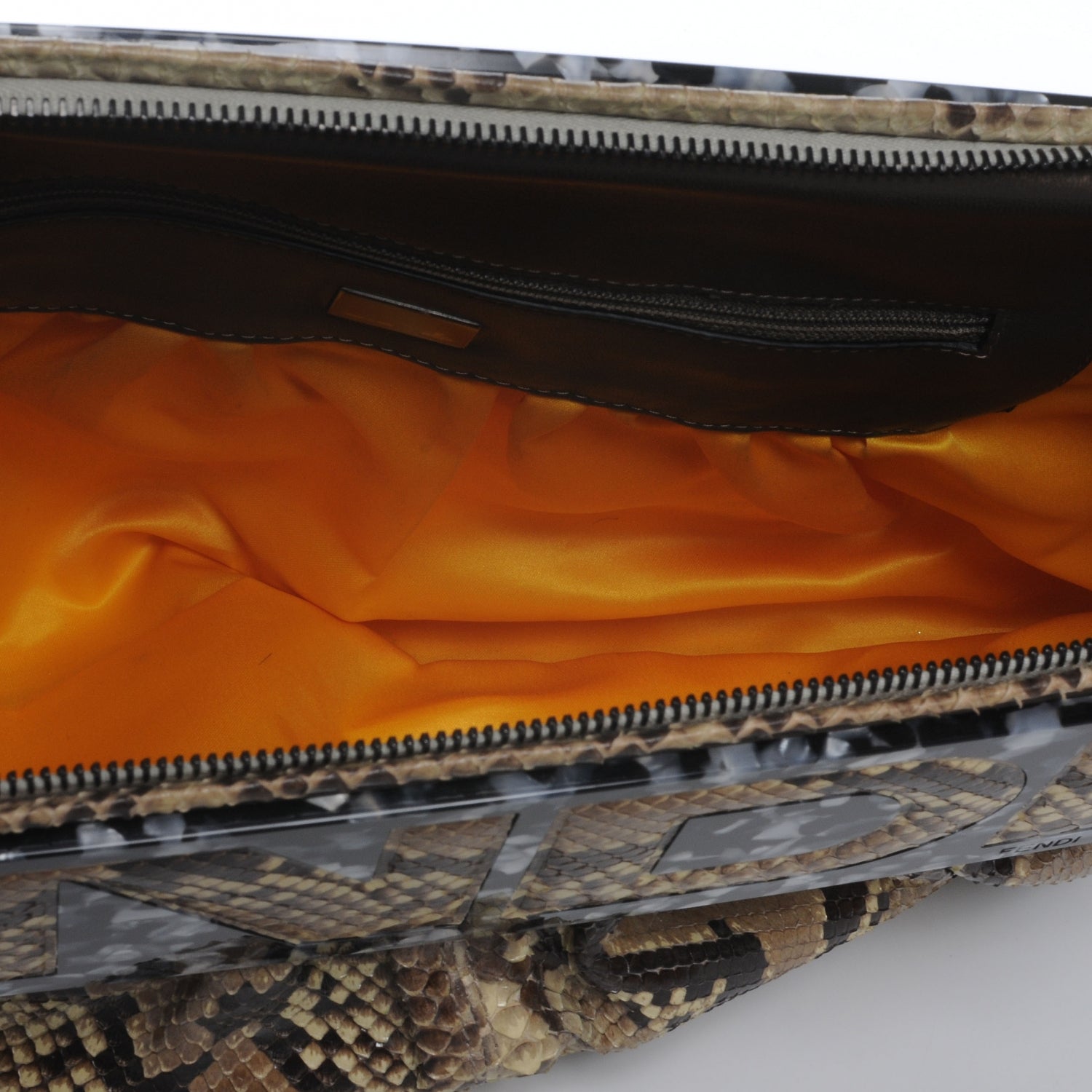 Fendi Python To You Convertible Clutch Natural 6 of 10