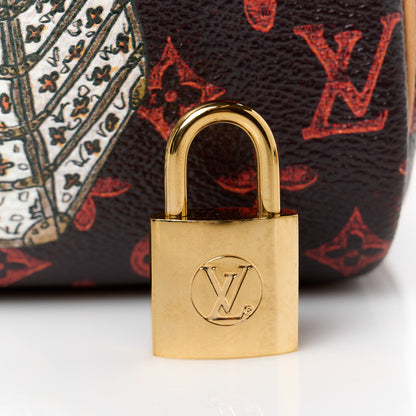Louis Vuitton Catogram Speedy Bandouliere 30 Marron 9 of 15