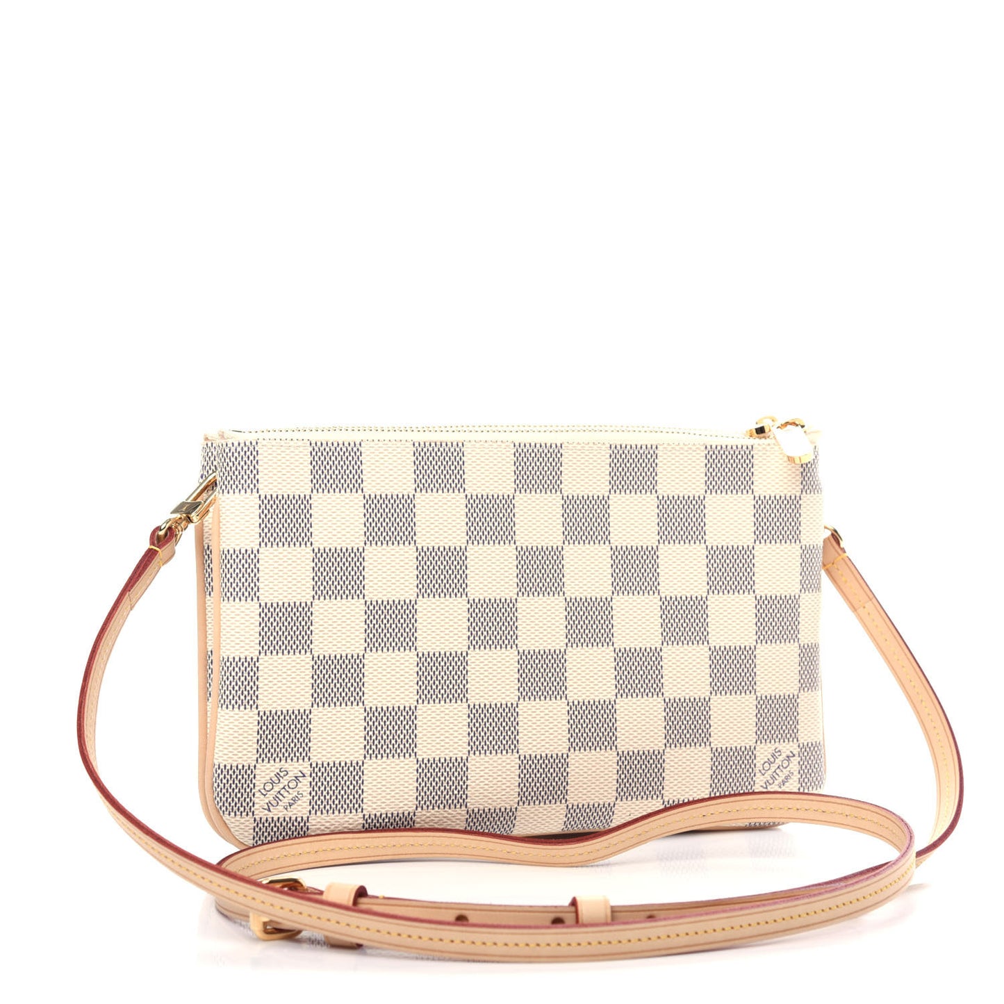 Damier Azur Double Zip Pochette
