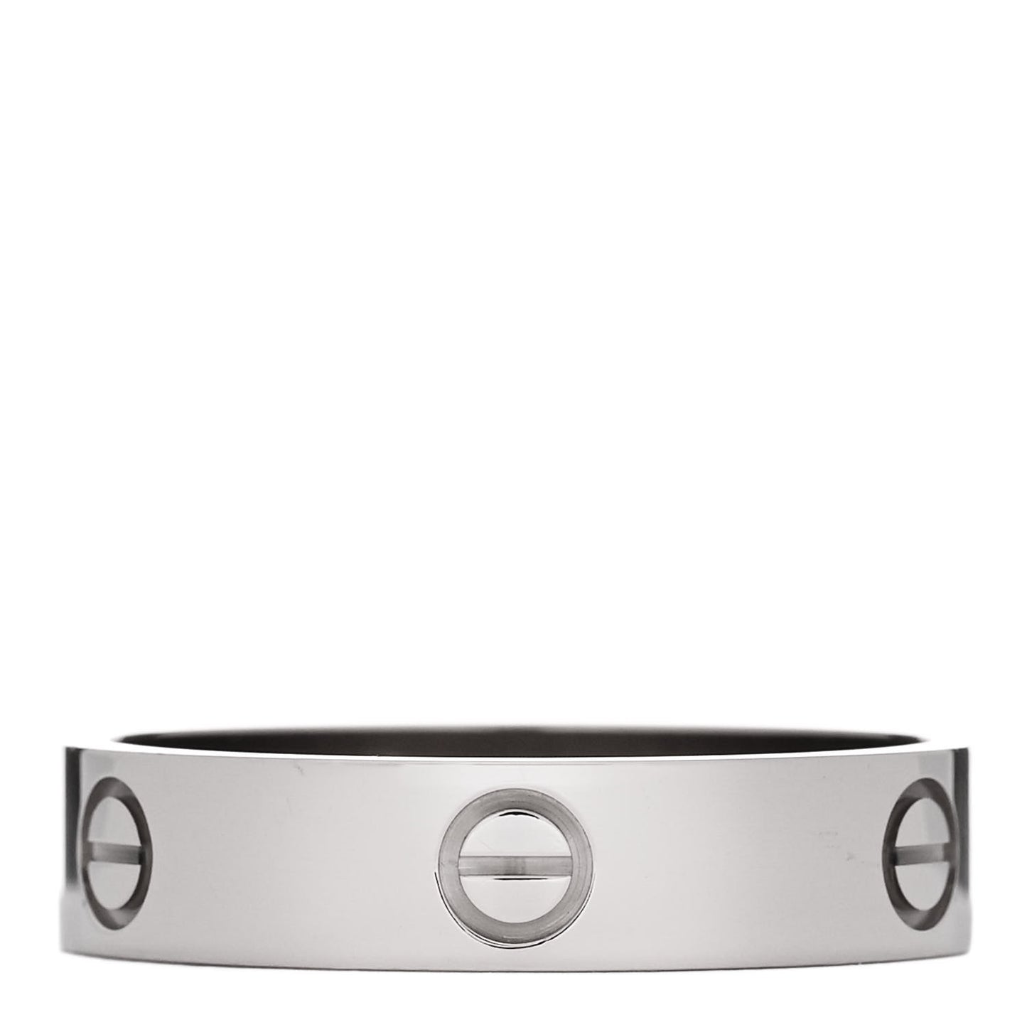 18K White Gold 5.5mm LOVE Ring 69 12.5