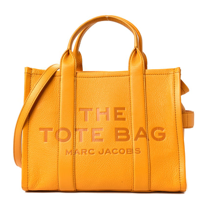 Marc Jacobs Grained Calfskin Medium The Tote Bag Artisan Gold 1 of 8