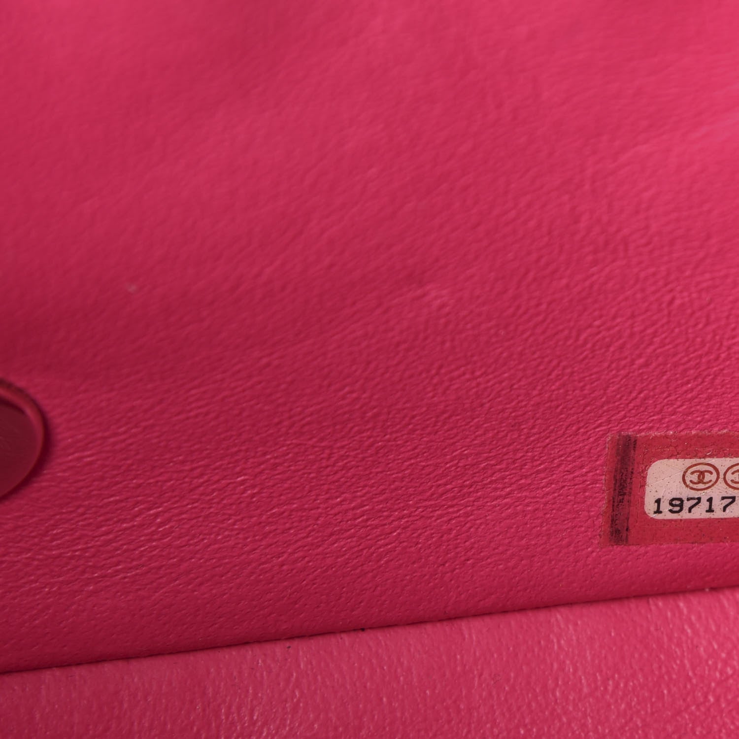 Chanel Lambskin Quilted Mini Rectangular Flap Pink 7 of 9