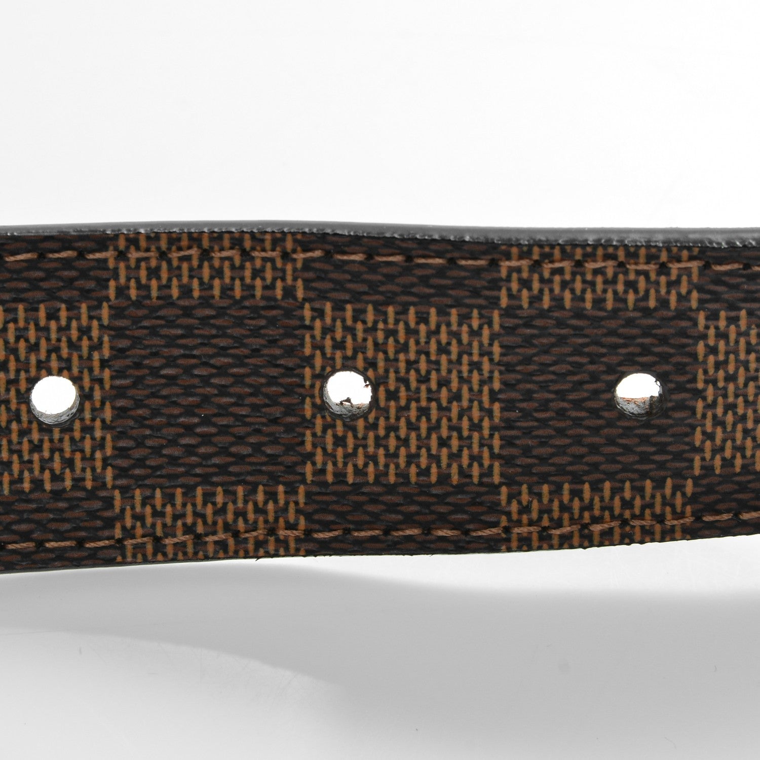 Louis Vuitton Damier Ebene Tresor Belt 90 36 7 of 8