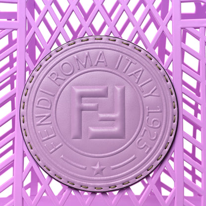 Fendi Recycled Plastic Vitello Liberty Matte Medium Fendi Basket Violetta 9 of 9