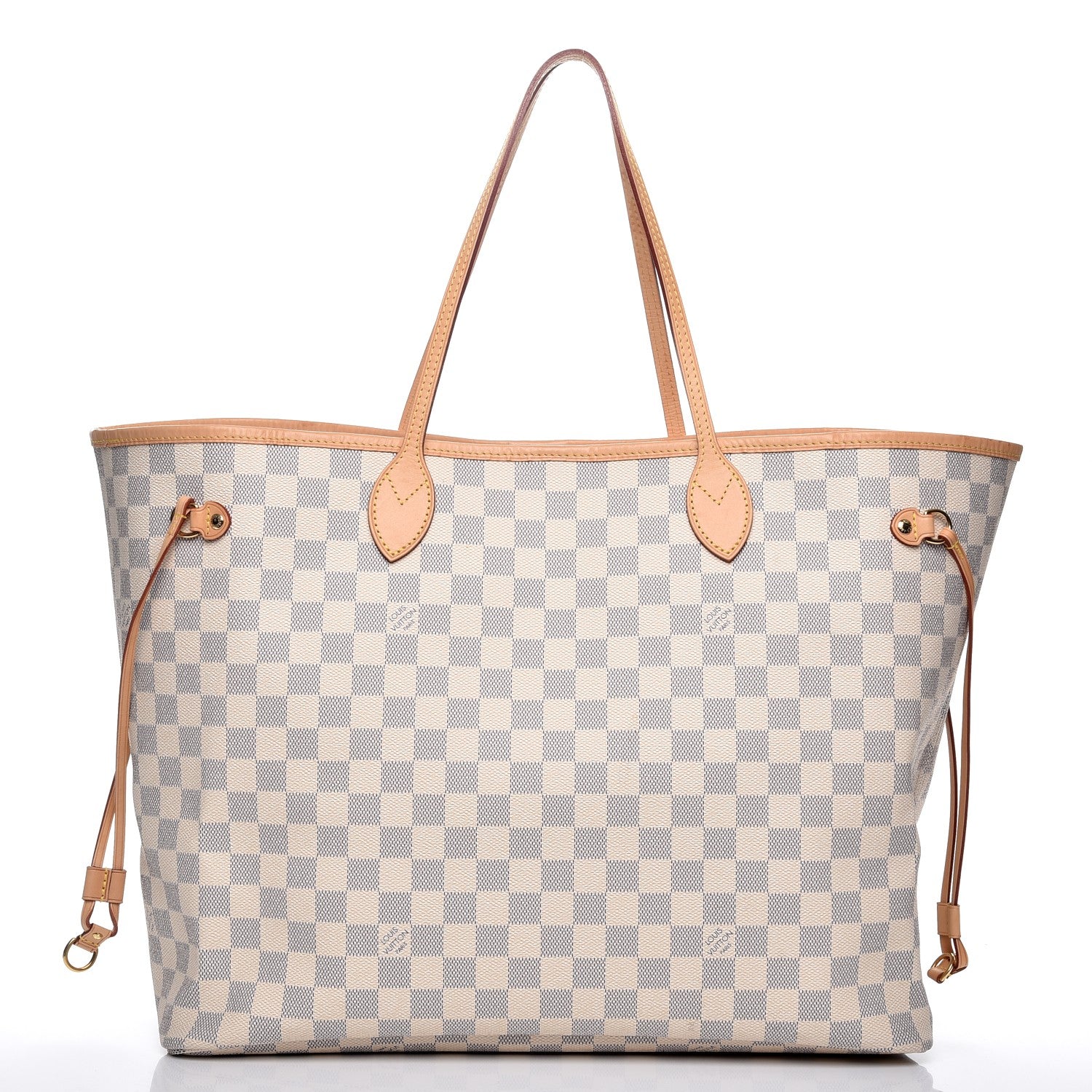 Louis Vuitton Damier Azur Neo Neverfull GM Rose Ballerine 1 of 9