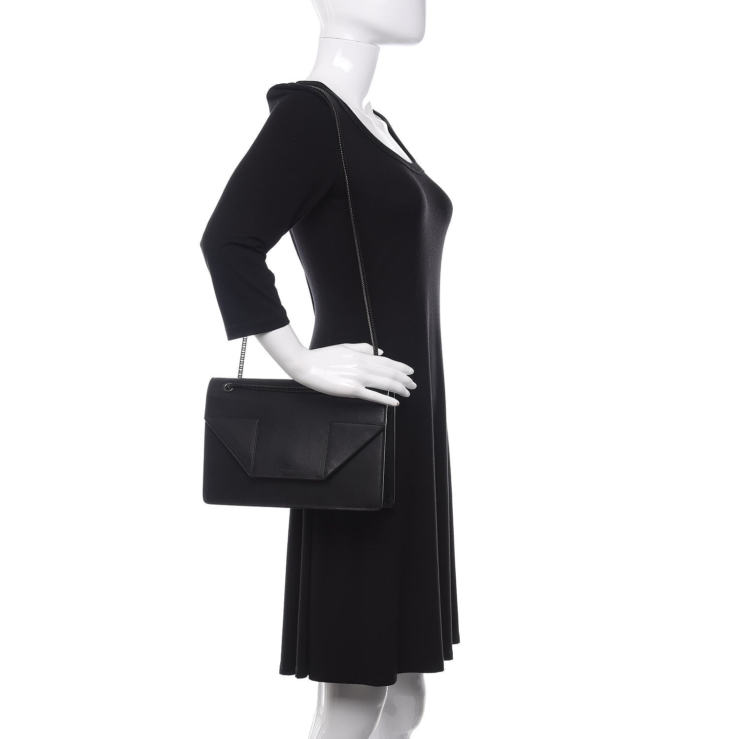 Saint Laurent Calfskin Medium Classic Betty Black 3 of 12