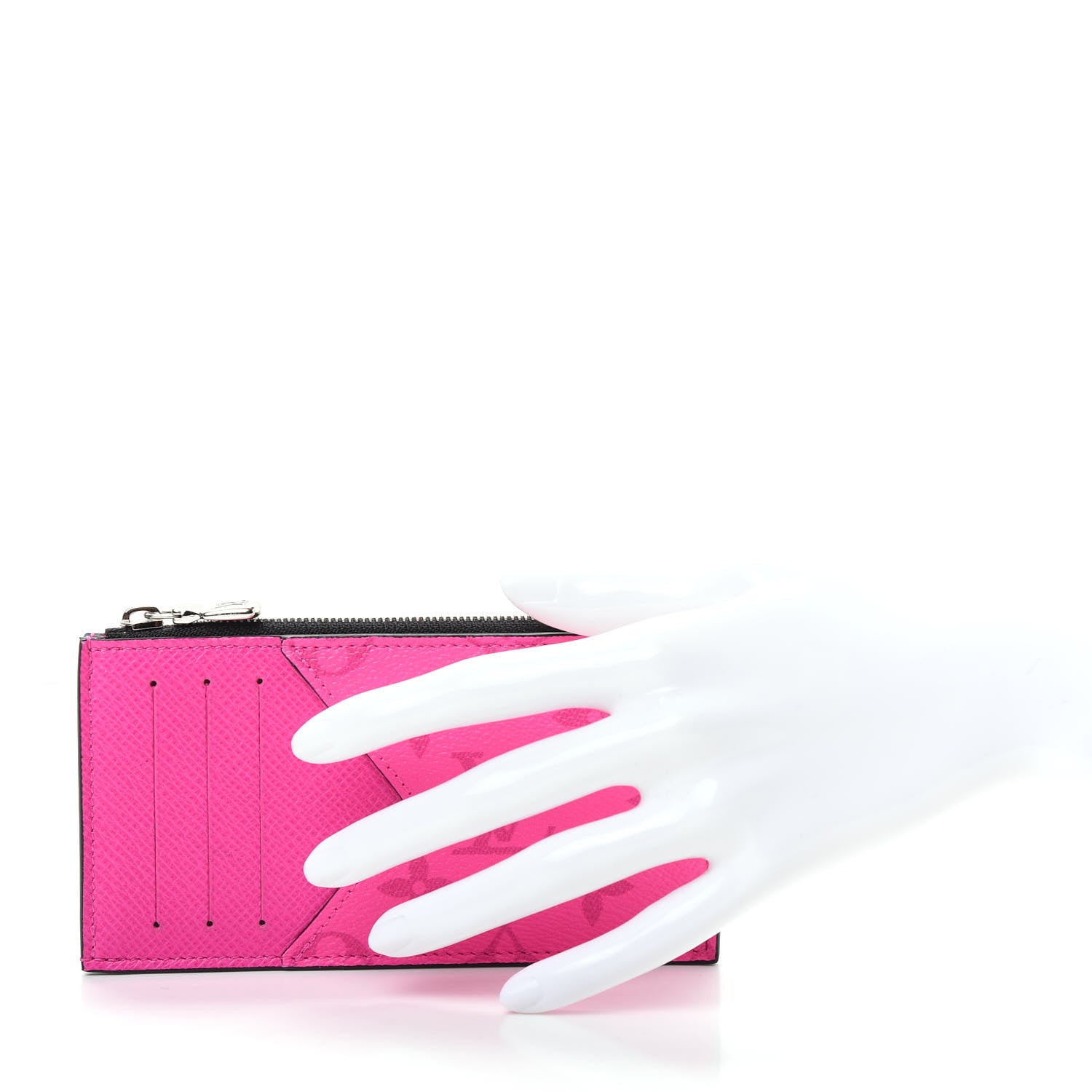 Louis Vuitton Taigarama Coin Card Holder Fuchsia 2 of 7
