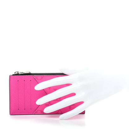 Louis Vuitton Taigarama Coin Card Holder Fuchsia 2 of 7