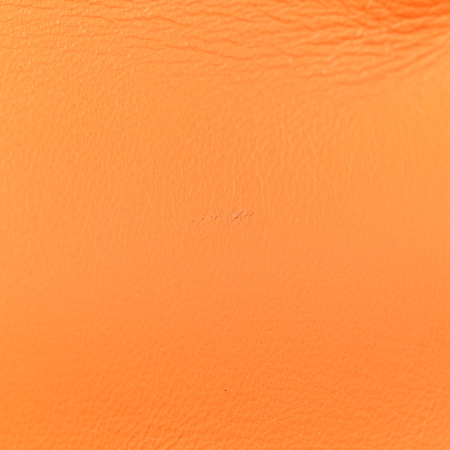 Nappa FF 1974 Embossed Baguette Clementine