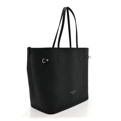Louis Vuitton Monogram Calfskin Neo Neverfull Inside Out MM Black 6 of 16