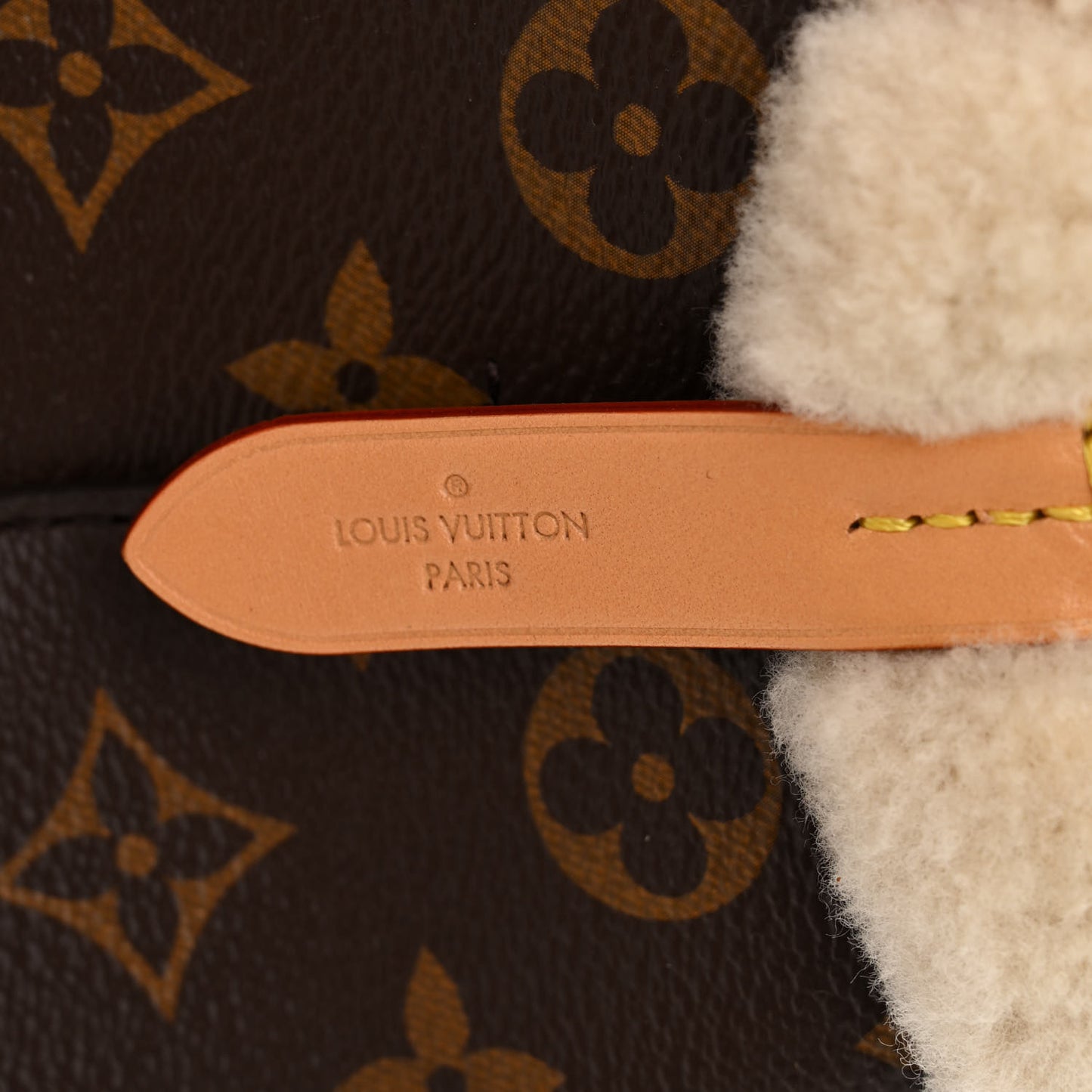 Monogram Shearling Cozygram Neonoe BB