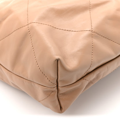 Chanel Shiny Calfskin Quilted Chanel 22 Beige 12 of 12