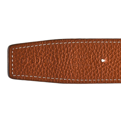 Hermes Box Collier De Chien CDC Belt 80 Black Gold 4 of 4