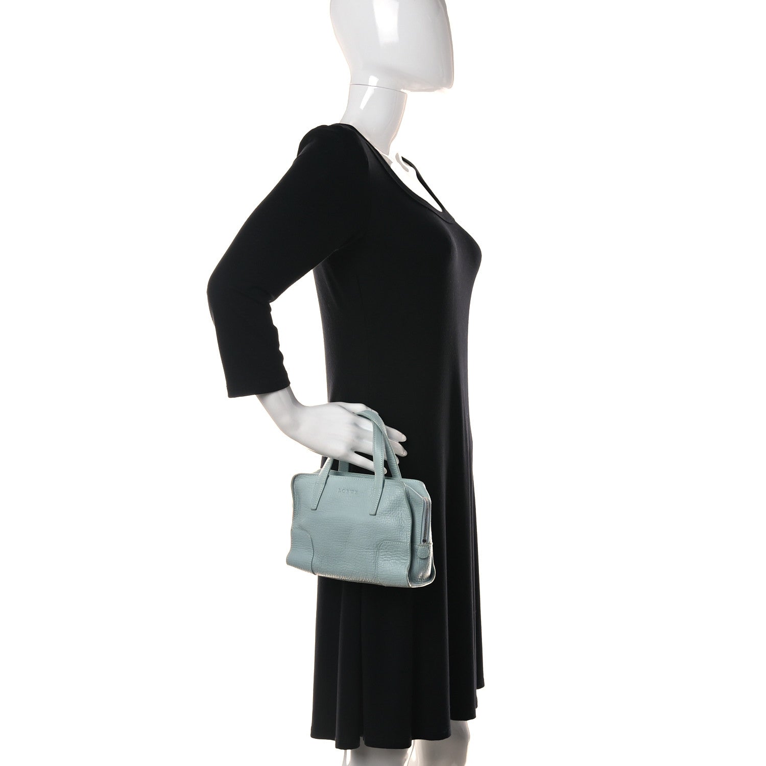 Loewe Calfskin Top Handle Bag Light Blue 2 of 25