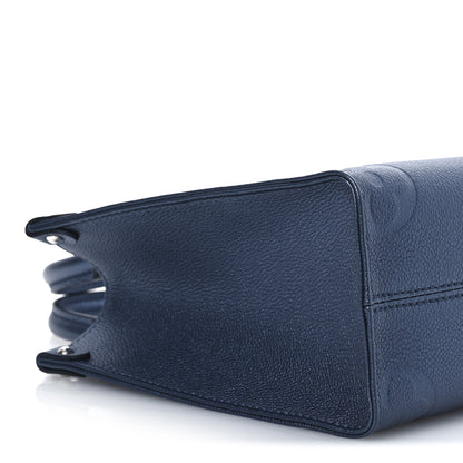 Louis Vuitton Metallic Empreinte Monogram Giant Onthego PM Navy Nacre 8 of 9