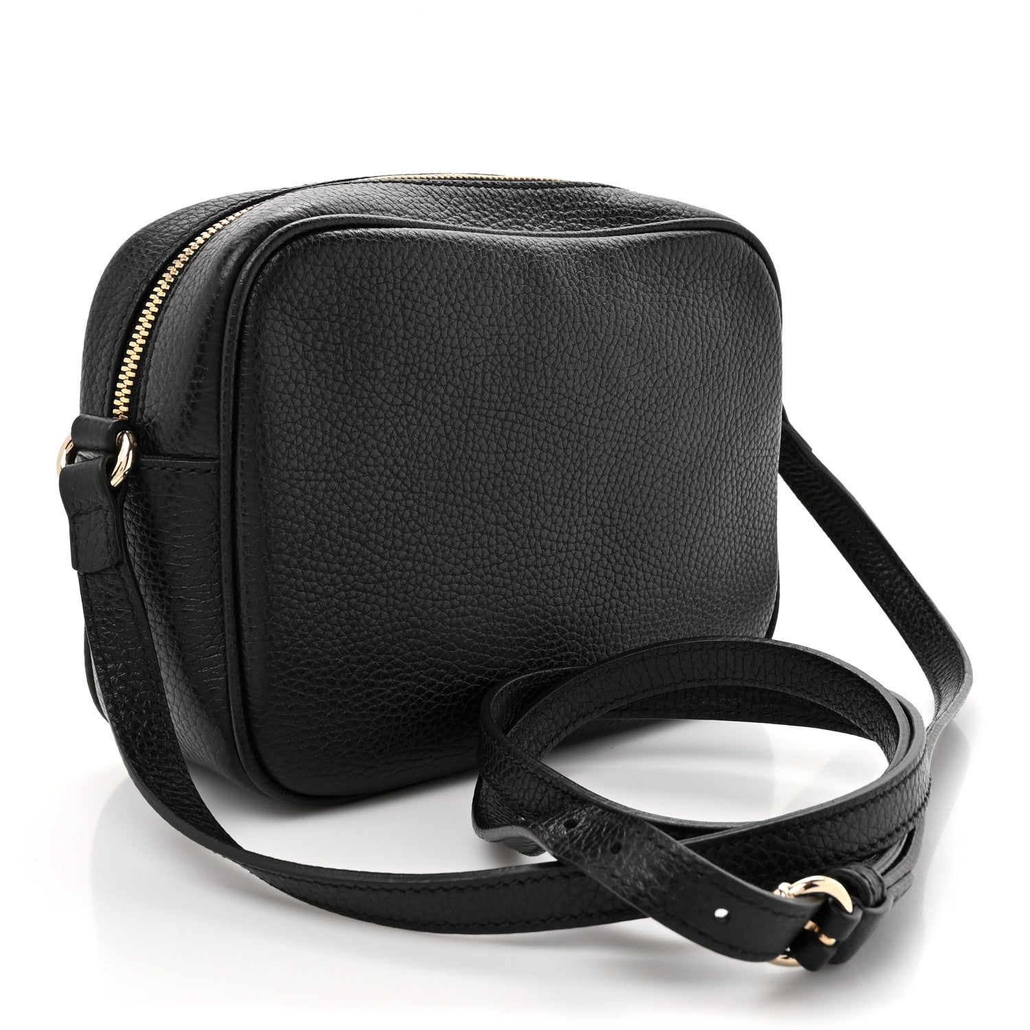 Gucci Pebbled Calfskin Small Soho Disco Bag Black 3 of 10