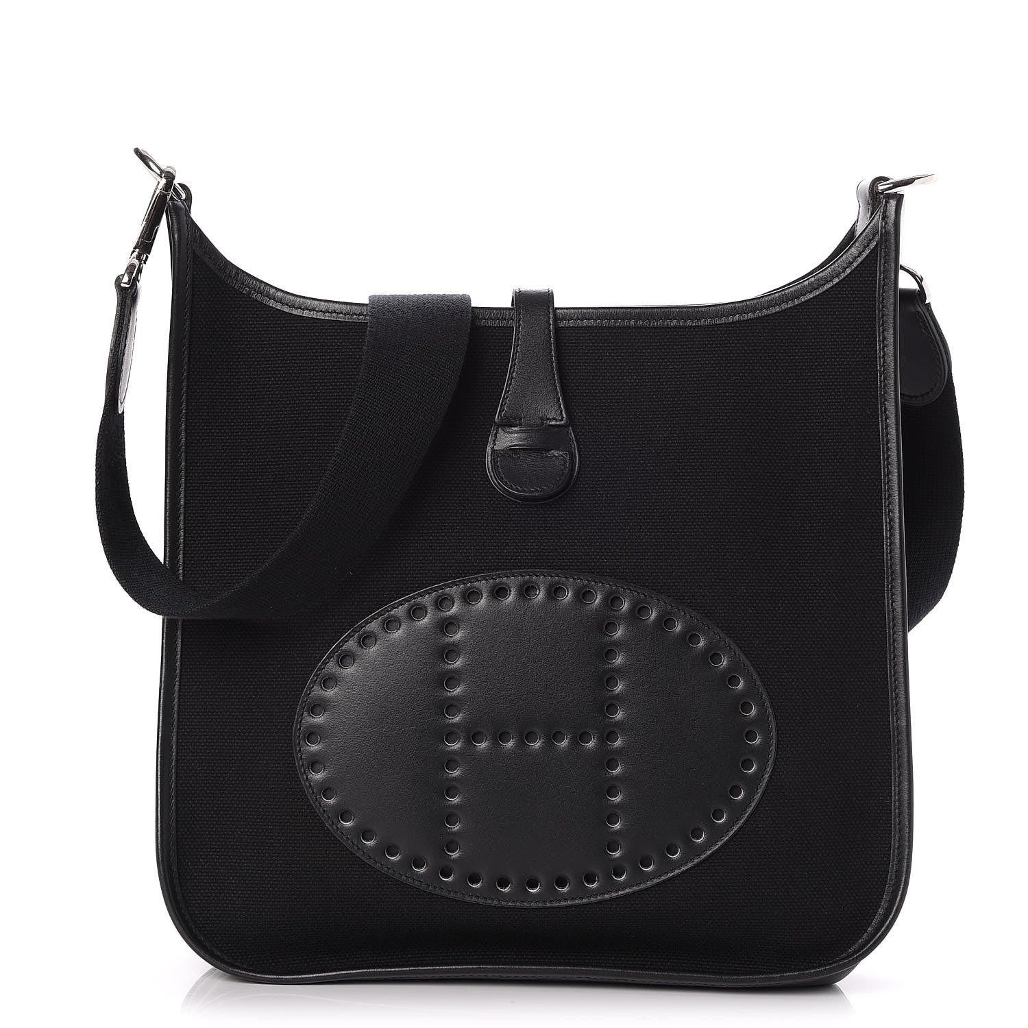 Hermes Toile Swift Evelyne PM Black 1 of 7