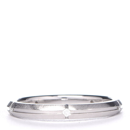 Tiffany 18K White Gold Diamond Narrow Streamerica Ring 50 5.5 3 of 6
