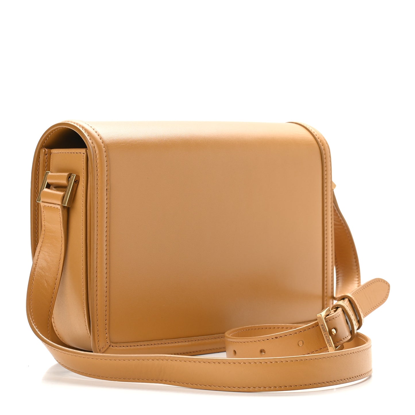 Box Calfskin Monogram Medium Solferino Satchel Mustard