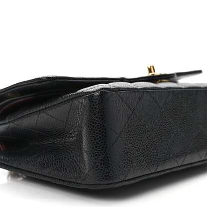 Chanel Caviar Quilted Medium Double Flap Black 9 of 13
