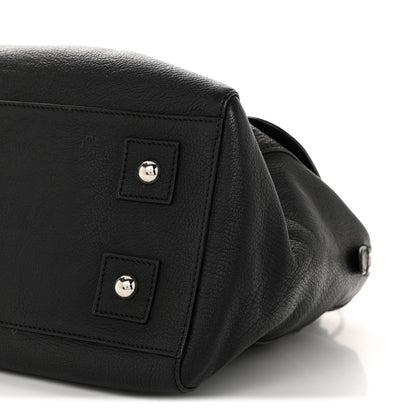 Mulberry Glossy Goatskin Medium Del Rey Satchel Black 11 of 15
