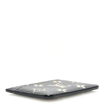 Louis Vuitton Empreinte Card Holder Black Beige 4 of 6
