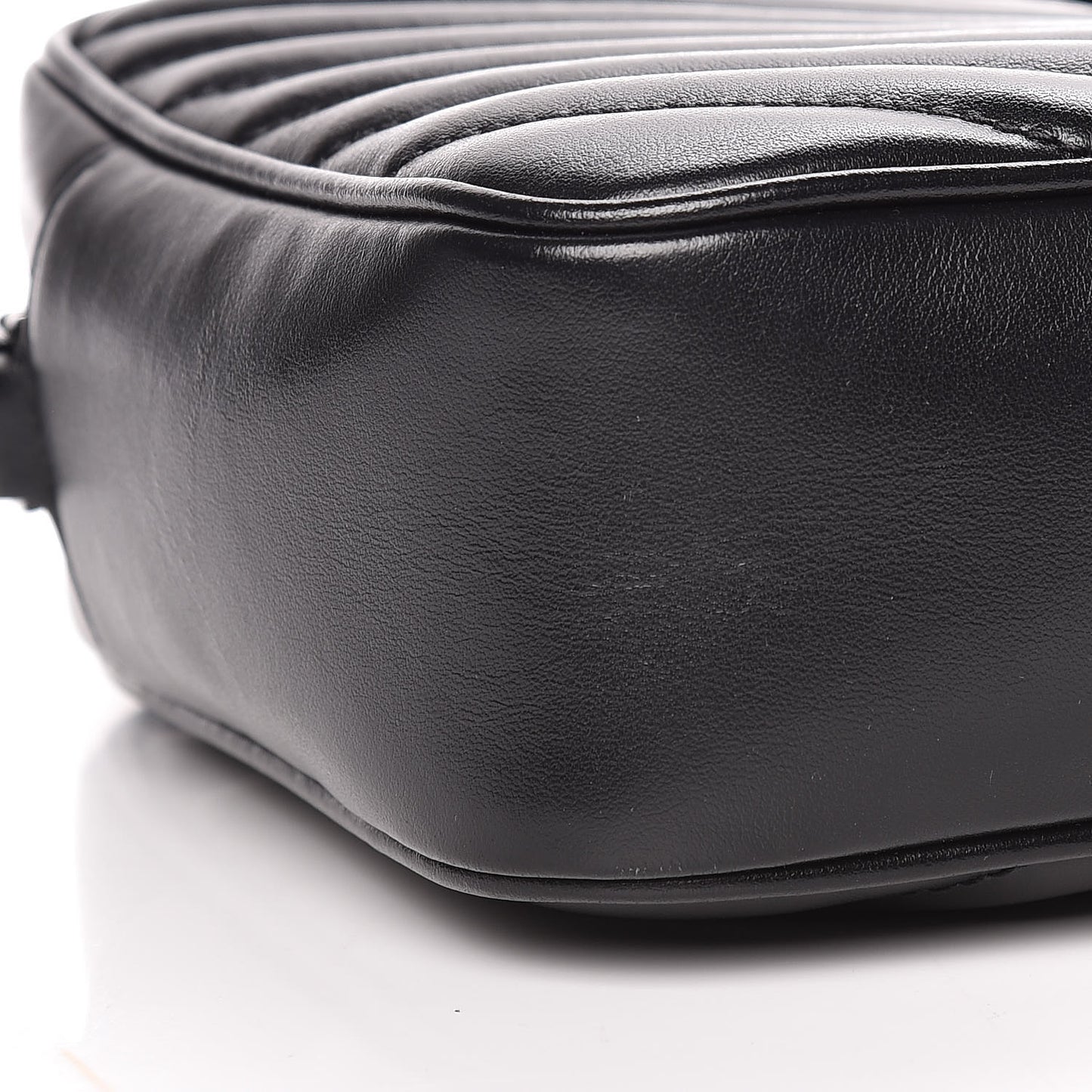 Calfskin Matelasse Monogram Lou Camera Bag Black