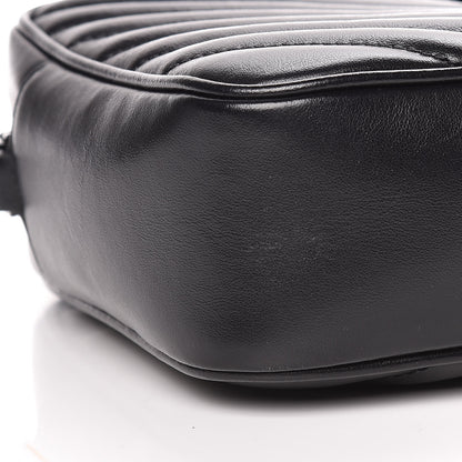 Saint Laurent Calfskin Matelasse Monogram Lou Camera Bag Black 8 of 10