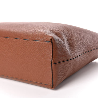Valentino Garavani Grained Calfskin Rockstud Shoulder Tote Bright Cognac 7 of 13