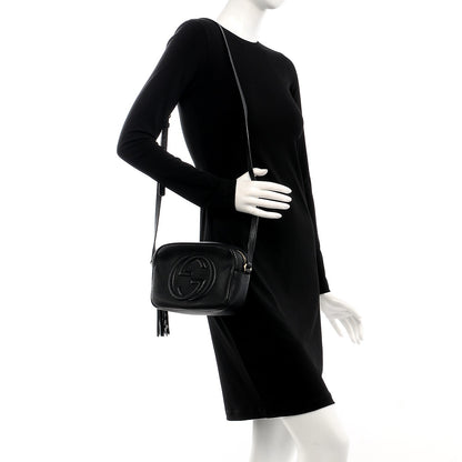 Gucci Pebbled Calfskin Small Soho Disco Bag Black 2 of 7