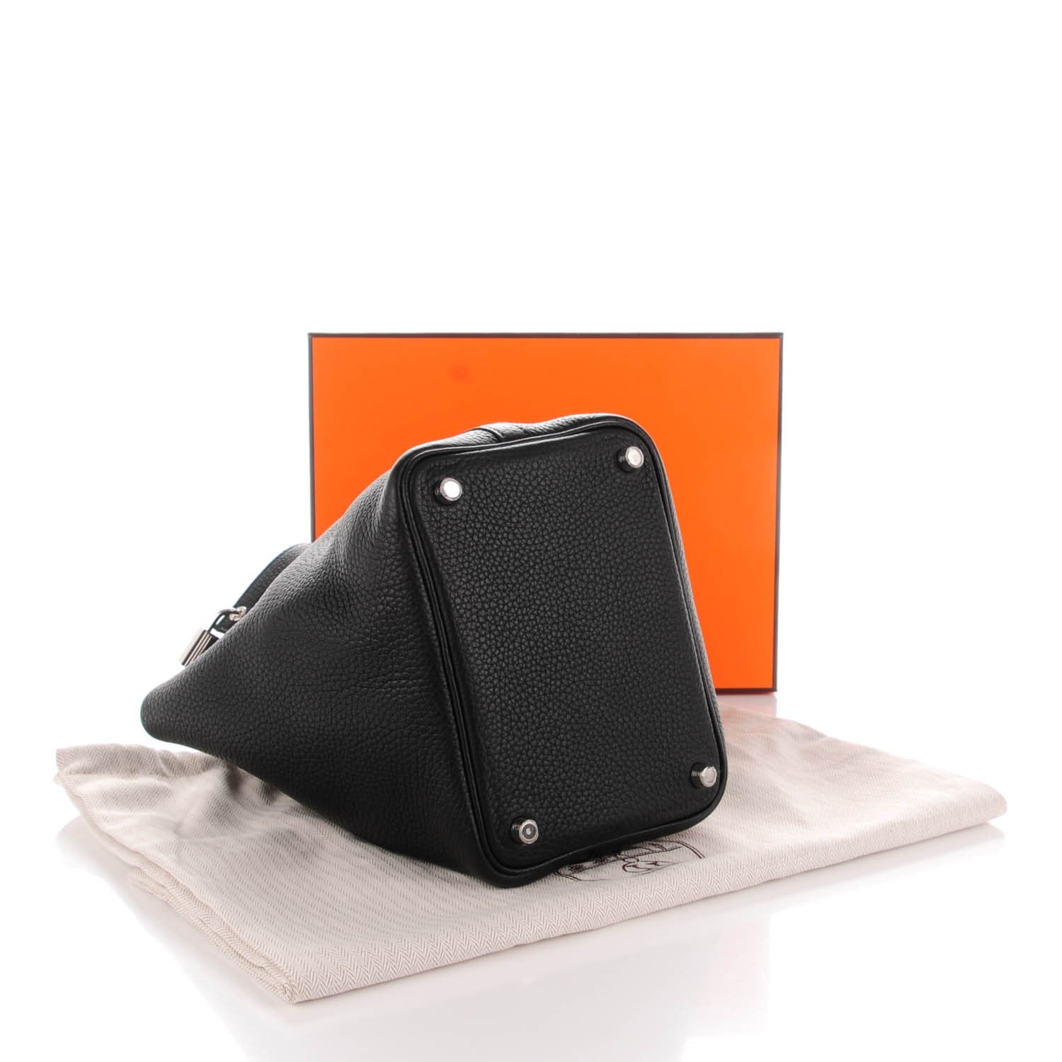 Hermes Taurillon Clemence Picotin Lock 18 PM Black 4 of 7
