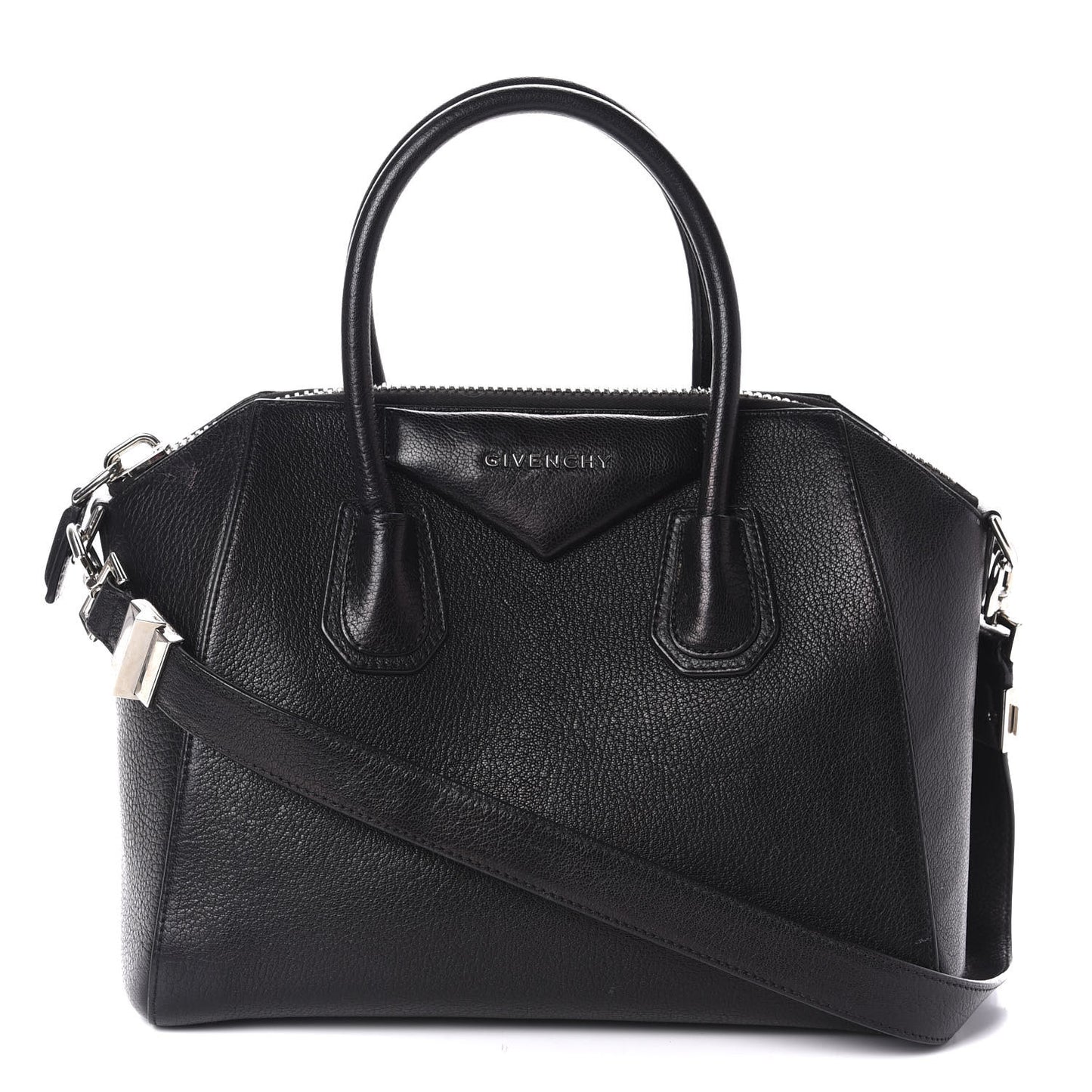 Sugar Goatskin Small Antigona Black