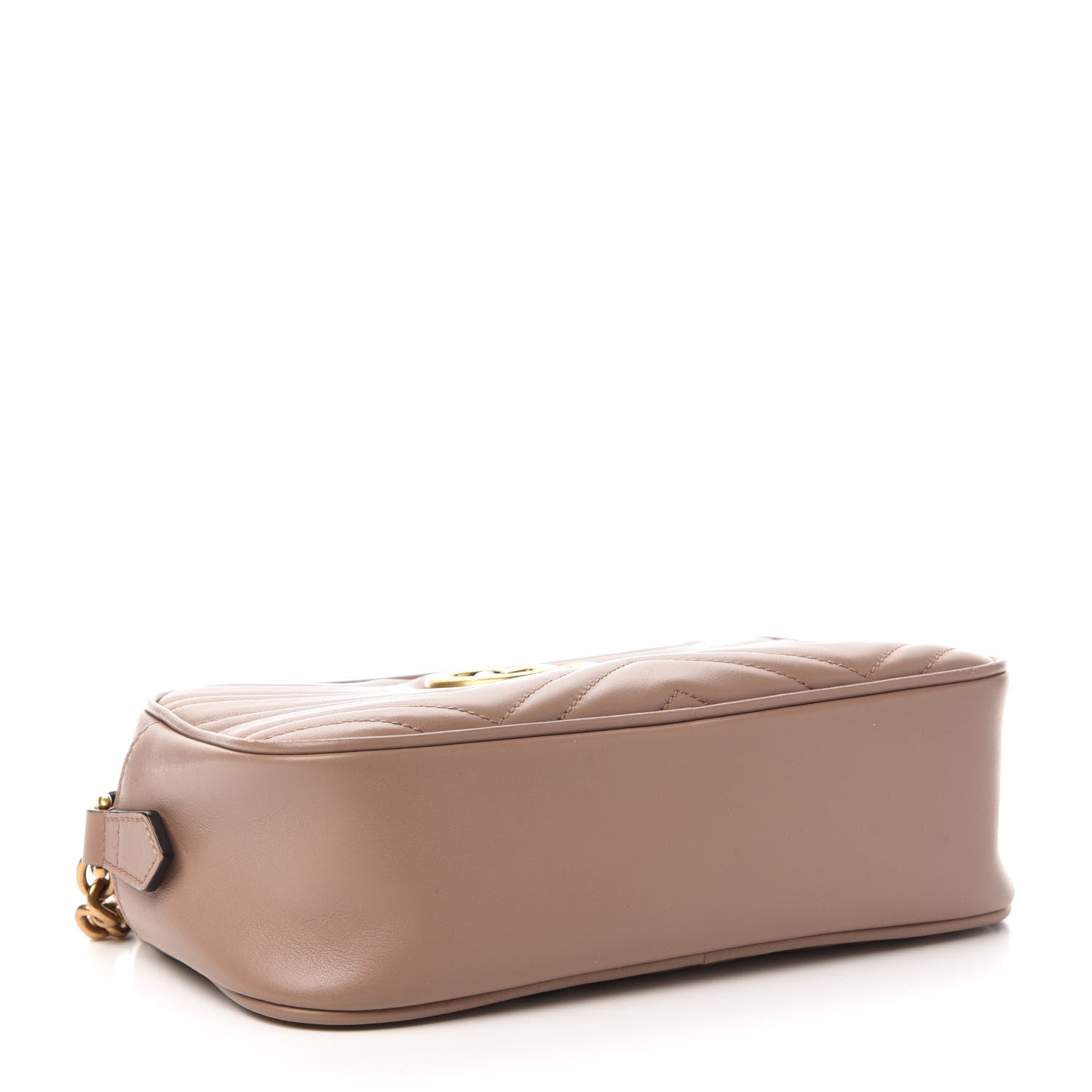 Gucci Calfskin Matelasse Small GG Marmont Chain Shoulder Bag Porcelain Rose 4 of 11